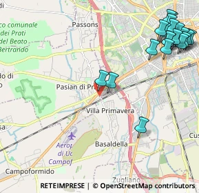 Mappa Via Lignano, 33037 Pasian di Prato UD, Italia (2.9445)