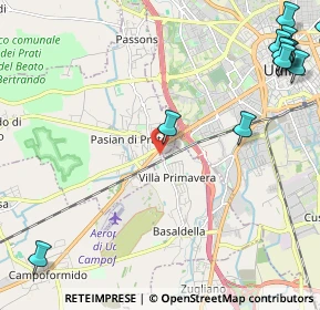Mappa Via Lignano, 33037 Pasian di Prato UD, Italia (3.295)