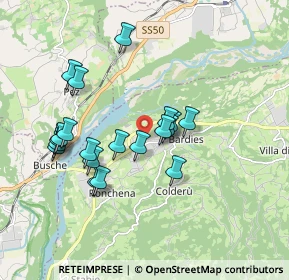 Mappa Via Brusaferro, 32020 Lentiai BL, Italia (1.6395)