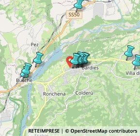 Mappa Via Brusaferro, 32020 Lentiai BL, Italia (2.515)