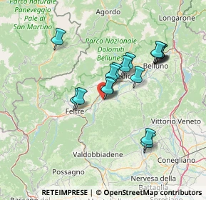 Mappa Via Brusaferro, 32020 Lentiai BL, Italia (12.33882)