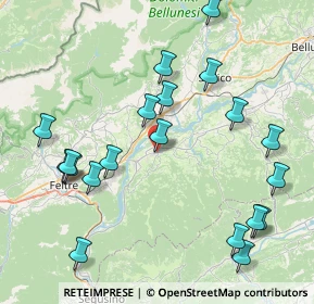 Mappa Via dei Martiri, 32020 Lentiai BL, Italia (9.2345)