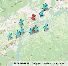 Mappa Via dei Martiri, 32020 Lentiai BL, Italia (3.37818)