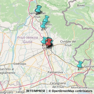 Mappa Via Gemona, 33100 Udine UD, Italia (9.238)