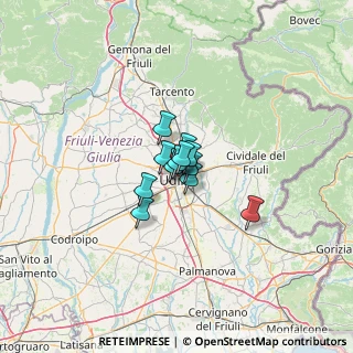 Mappa Via Gemona, 33100 Udine UD, Italia (5.18417)