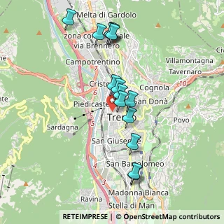 Mappa Via Rodolfo Belenzani, 38122 Trento TN, Italia (1.78333)