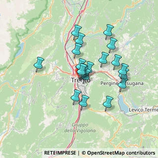 Mappa Via Rodolfo Belenzani, 38122 Trento TN, Italia (5.697)