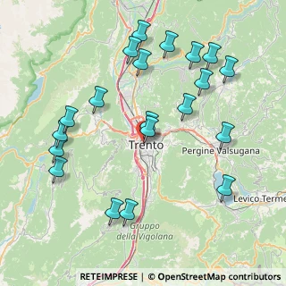 Mappa Via Rodolfo Belenzani, 38122 Trento TN, Italia (8.8855)