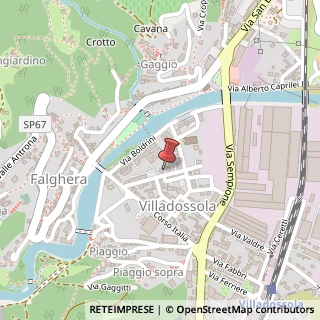 Mappa Via G. Marconi, 21, 28844 Villadossola, Verbano-Cusio-Ossola (Piemonte)