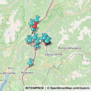 Mappa Loc. Fratte, 38057 Pergine Valsugana TN, Italia (8.87938)