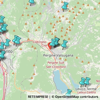 Mappa Loc. Fratte, 38057 Pergine Valsugana TN, Italia (6.306)