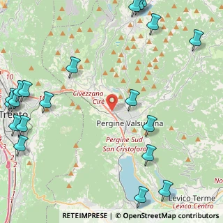 Mappa Loc. Fratte, 38057 Pergine Valsugana TN, Italia (6.5725)