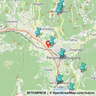 Mappa Loc. Fratte, 38057 Pergine Valsugana TN, Italia (2.63364)