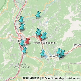 Mappa Loc. Fratte, 38057 Pergine Valsugana TN, Italia (7.47875)