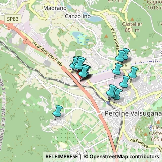 Mappa Via Tamarisi 2 Centro Commerciale Shop Center Valsugana, 38057 Pergine Valsugana TN, Italia (0.611)