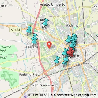 Mappa Via Latina, 33100 Udine UD, Italia (1.848)