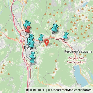 Mappa Via Borino, 38123 Trento TN, Italia (3.37529)