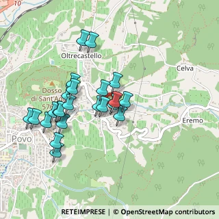 Mappa Via Borino, 38123 Trento TN, Italia (0.42609)