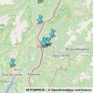 Mappa Via Borino, 38123 Trento TN, Italia (28.775)