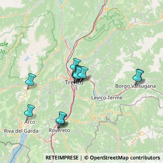 Mappa Via Borino, 38123 Trento TN, Italia (12.29467)