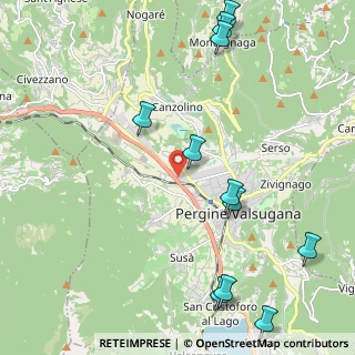 Mappa Via Tamarisi, 38057 Pergine Valsugana TN, Italia (2.66364)