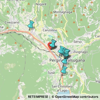 Mappa Via Tamarisi, 38057 Pergine Valsugana TN, Italia (1.22182)