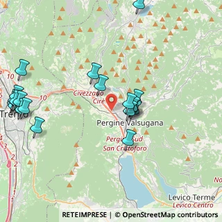 Mappa Via Tamarisi, 38057 Pergine Valsugana TN, Italia (4.832)
