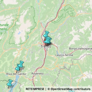 Mappa Via Dietro le Mura B, 38100 Trento TN, Italia (37.13895)