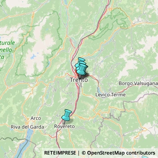 Mappa Via Dietro le Mura B, 38100 Trento TN, Italia (33.405)