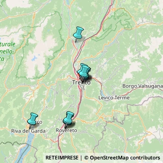 Mappa Via Dietro le Mura B, 38100 Trento TN, Italia (12.51)