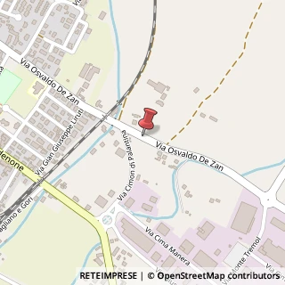Mappa Via de zan 33, 33081 Aviano, Pordenone (Friuli-Venezia Giulia)
