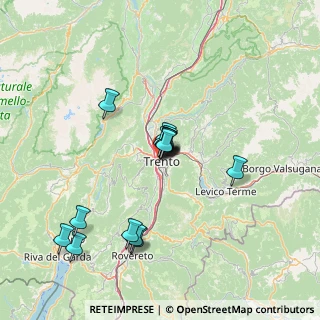 Mappa Via Paolo Oss-Mazzurana, 38100 Trento TN, Italia (11.942)
