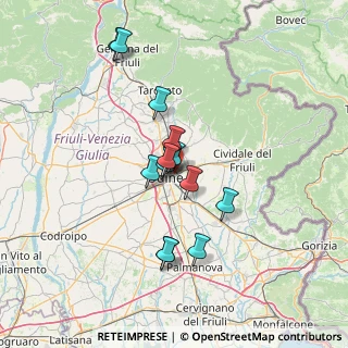 Mappa Via Barcis, 33100 Udine UD, Italia (10.95429)