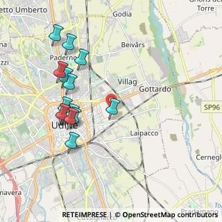 Mappa Via Barcis, 33100 Udine UD, Italia (2.006)