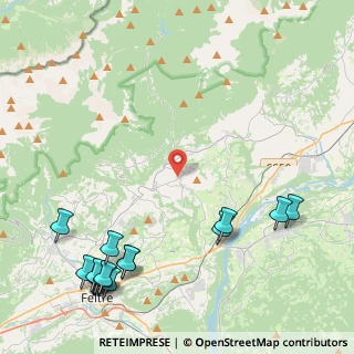 Mappa Via San Vendemiano, 32030 Pullir , Italia (6.15)
