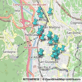 Mappa Via Santa Margherita, 38122 Trento TN, Italia (0.824)