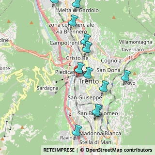 Mappa Via Santa Margherita, 38122 Trento TN, Italia (2.69)