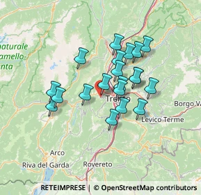 Mappa Strada del Monastero di Sant'Anna, 38100 Trento TN, Italia (10.7055)