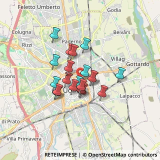 Mappa Via Pracchiuso, 33100 Udine UD, Italia (1.183)