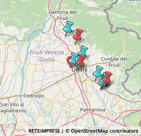 Mappa Via Bonavilla, 33037 Pasian di Prato UD, Italia (10.38818)