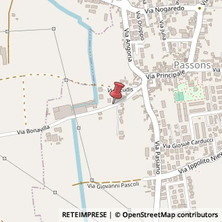 Mappa Via bonavilla 85, 33037 Pasian di Prato, Udine (Friuli-Venezia Giulia)