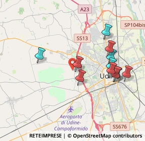 Mappa Via Bonavilla, 33037 Pasian di Prato UD, Italia (3.71182)