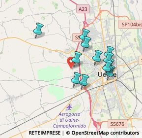 Mappa Via Bonavilla, 33037 Pasian di Prato UD, Italia (3.08167)