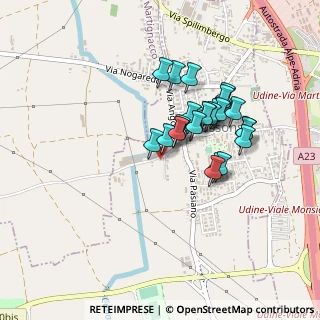 Mappa Via Bonavilla, 33037 Pasian di Prato UD, Italia (0.34231)