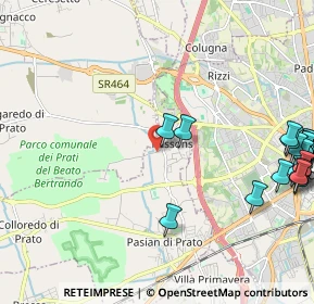 Mappa Via Bonavilla, 33037 Pasian di Prato UD, Italia (3.018)