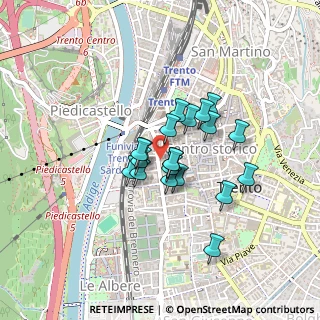 Mappa Piazza Santa Maria Maggiore, 38100 Trento TN, Italia (0.297)