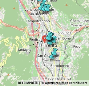 Mappa Piazza Santa Maria Maggiore, 38100 Trento TN, Italia (1.56125)