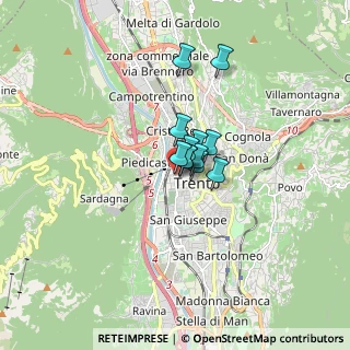 Mappa Piazza Santa Maria Maggiore, 38100 Trento TN, Italia (0.755)