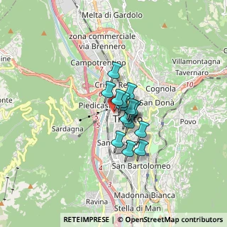 Mappa Piazza Santa Maria Maggiore, 38100 Trento TN, Italia (0.86667)