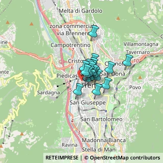 Mappa Piazza Santa Maria Maggiore, 38100 Trento TN, Italia (0.7575)